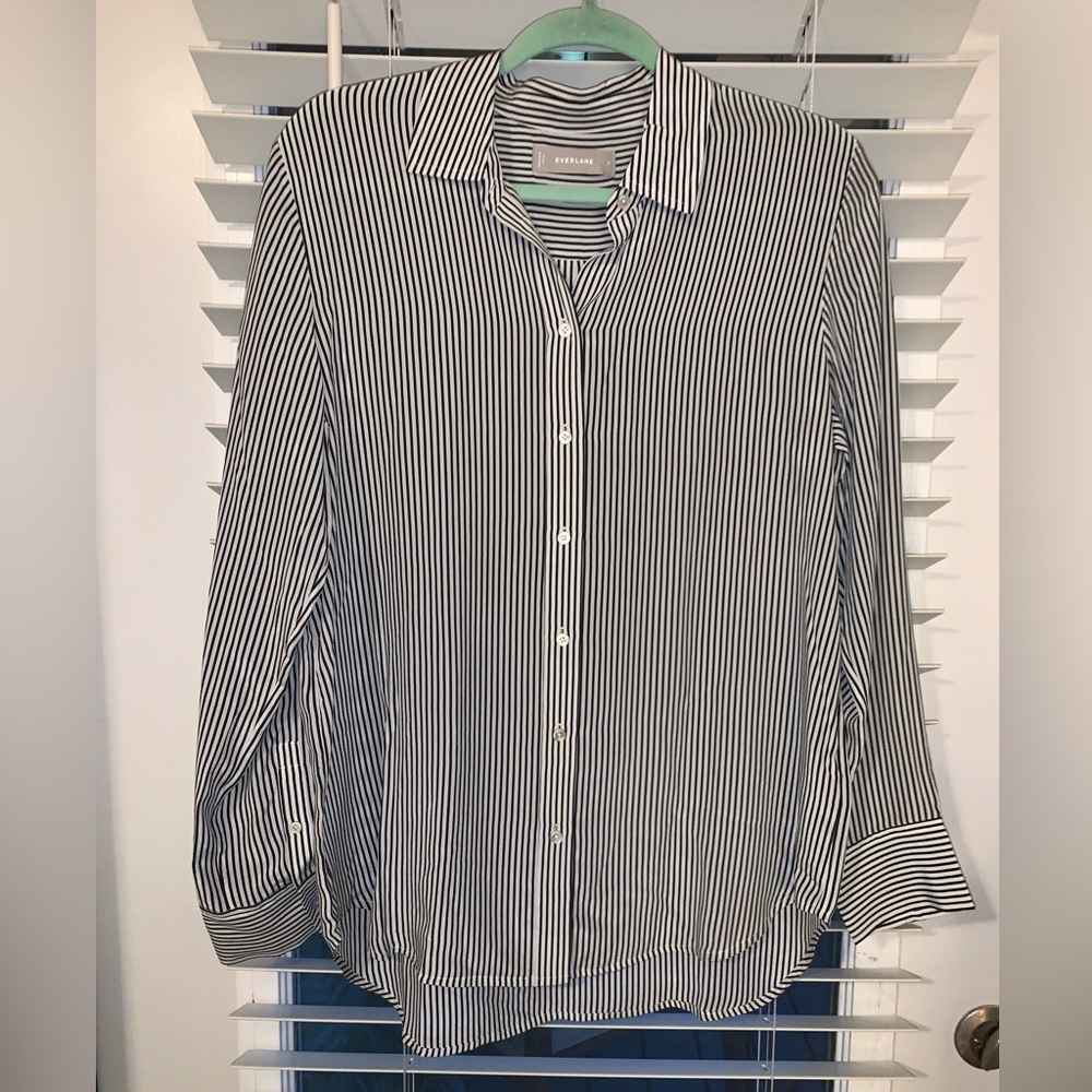 Everlane Clean Silk Relaxed Shirt